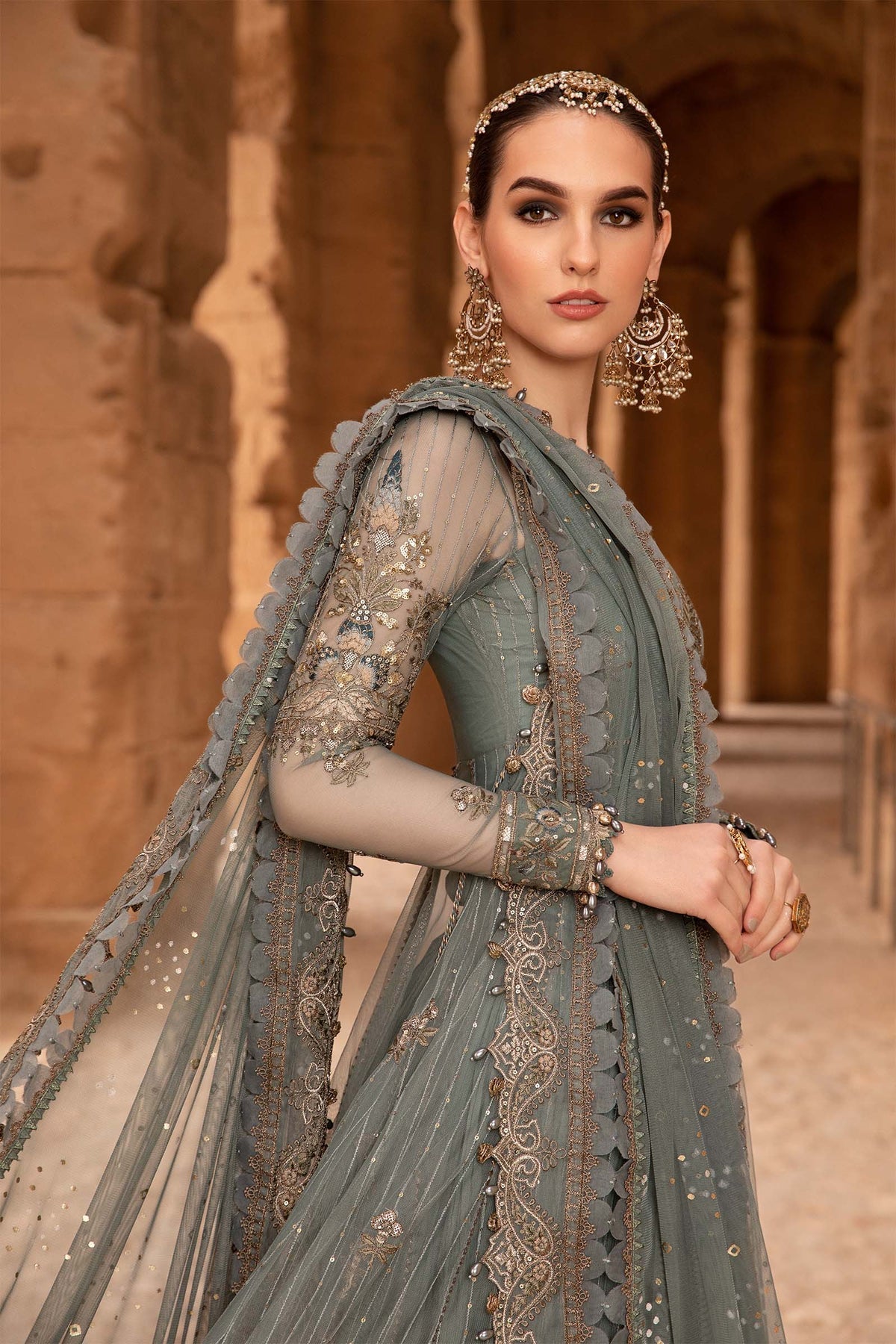 Maria B | Voyage a' Luxe Lawn | D-2403-A -  Maria B Luxury - Original Designer Dress - House of Maryam
