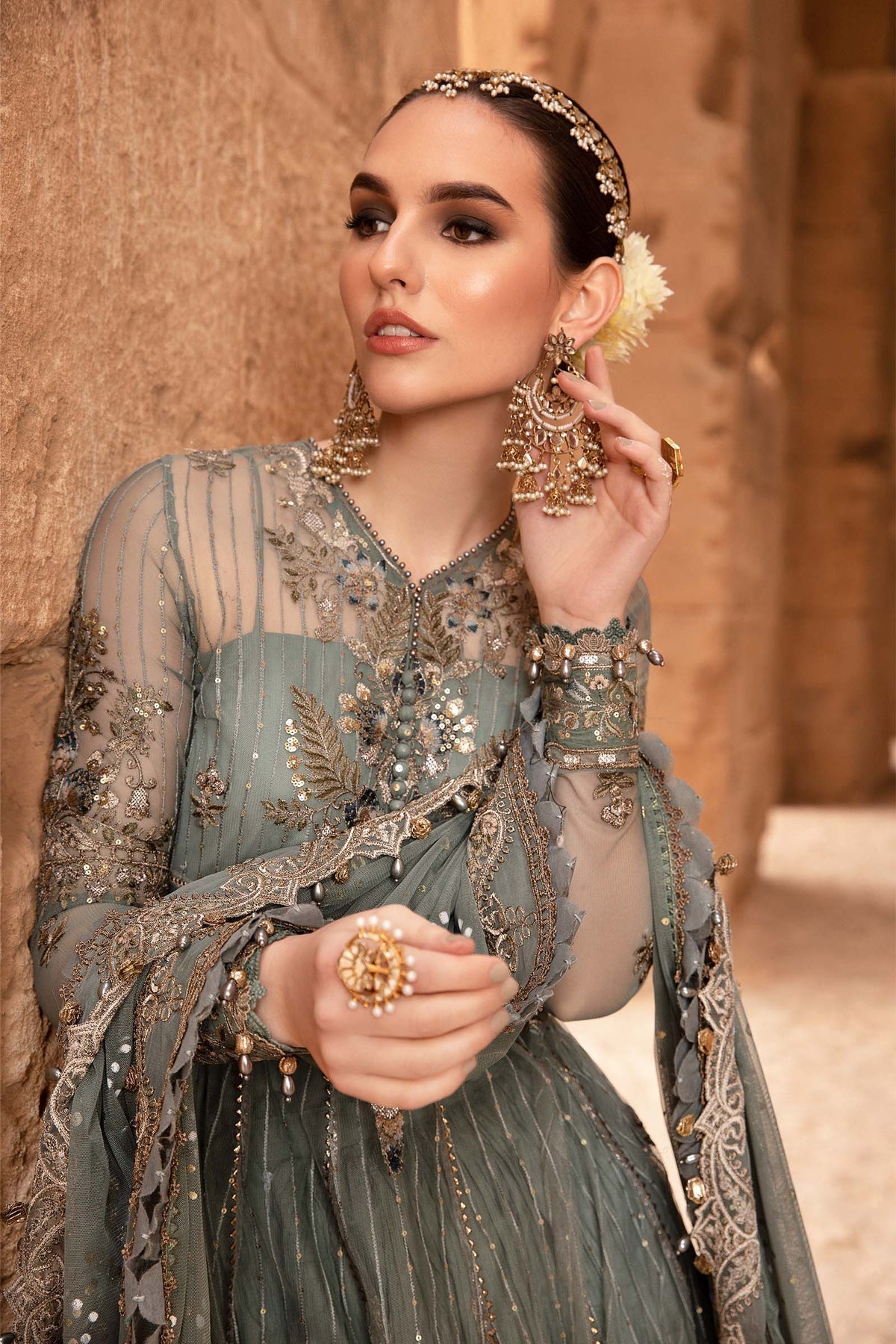 Maria B | Voyage a' Luxe Lawn | D-2403-A -  Maria B Luxury - Original Designer Dress - House of Maryam