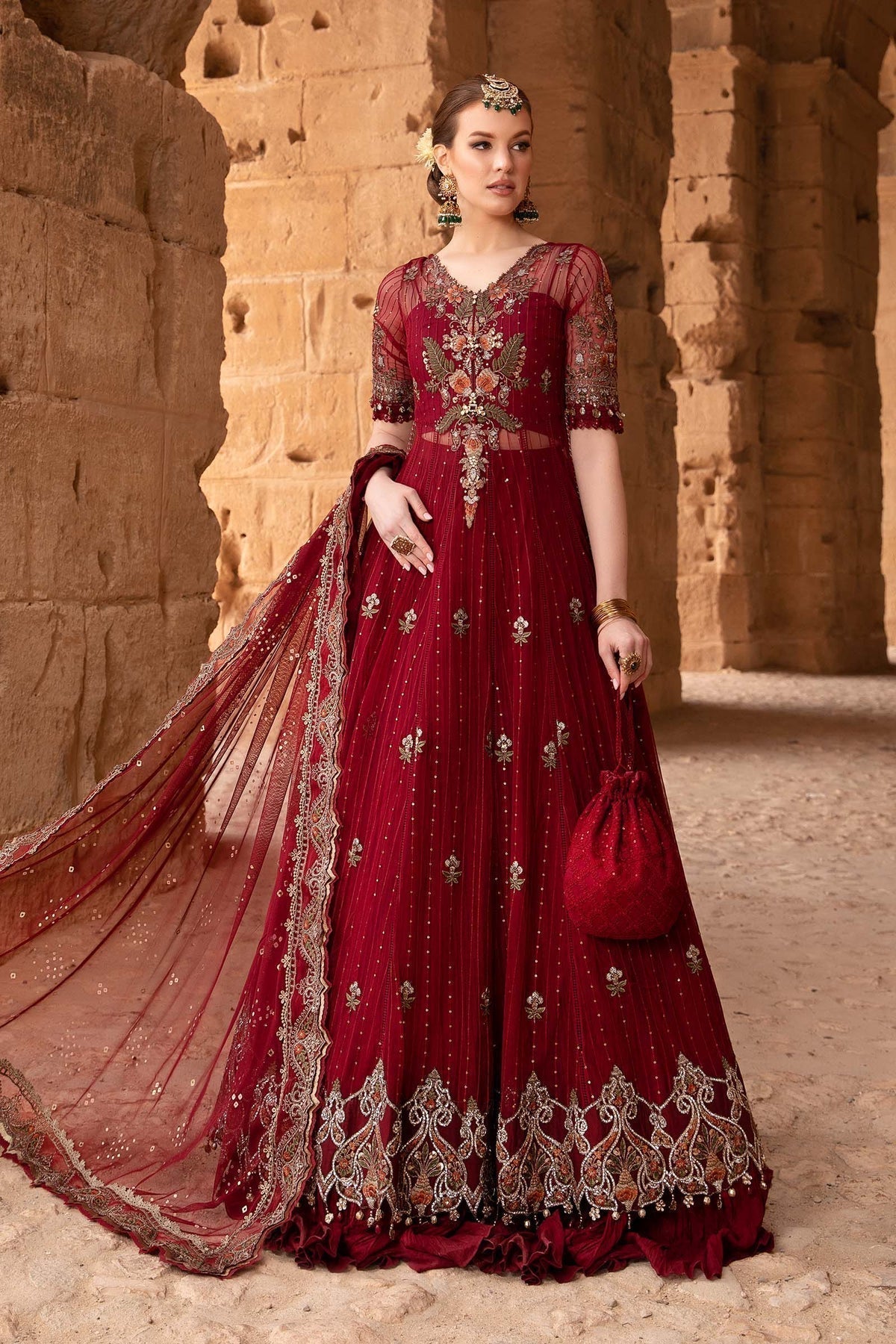 Maria B | Voyage a' Luxe Lawn | D-2403-B -  Maria B Luxury - Original Designer Dress - House of Maryam