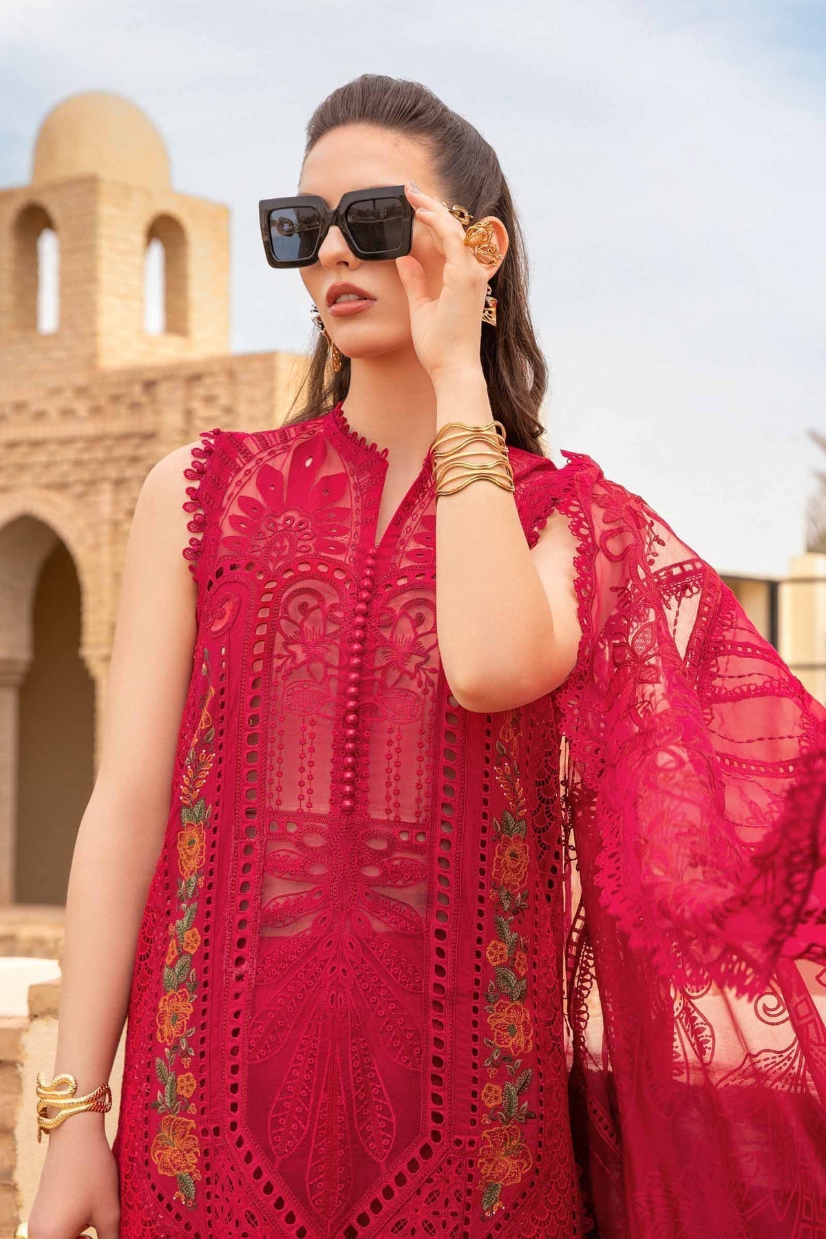 Maria B | Voyage a' Luxe Lawn | D-2404-A -  Maria B Luxury - Original Designer Dress - House of Maryam
