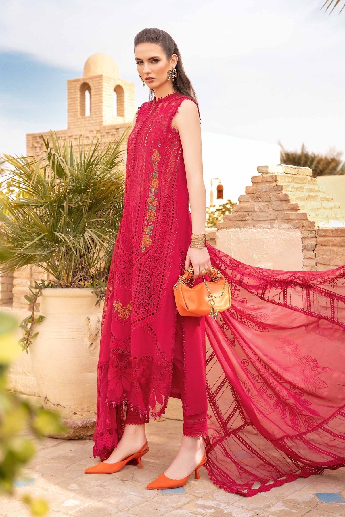Maria B | Voyage a' Luxe Lawn | D-2404-A -  Maria B Luxury - Original Designer Dress - House of Maryam