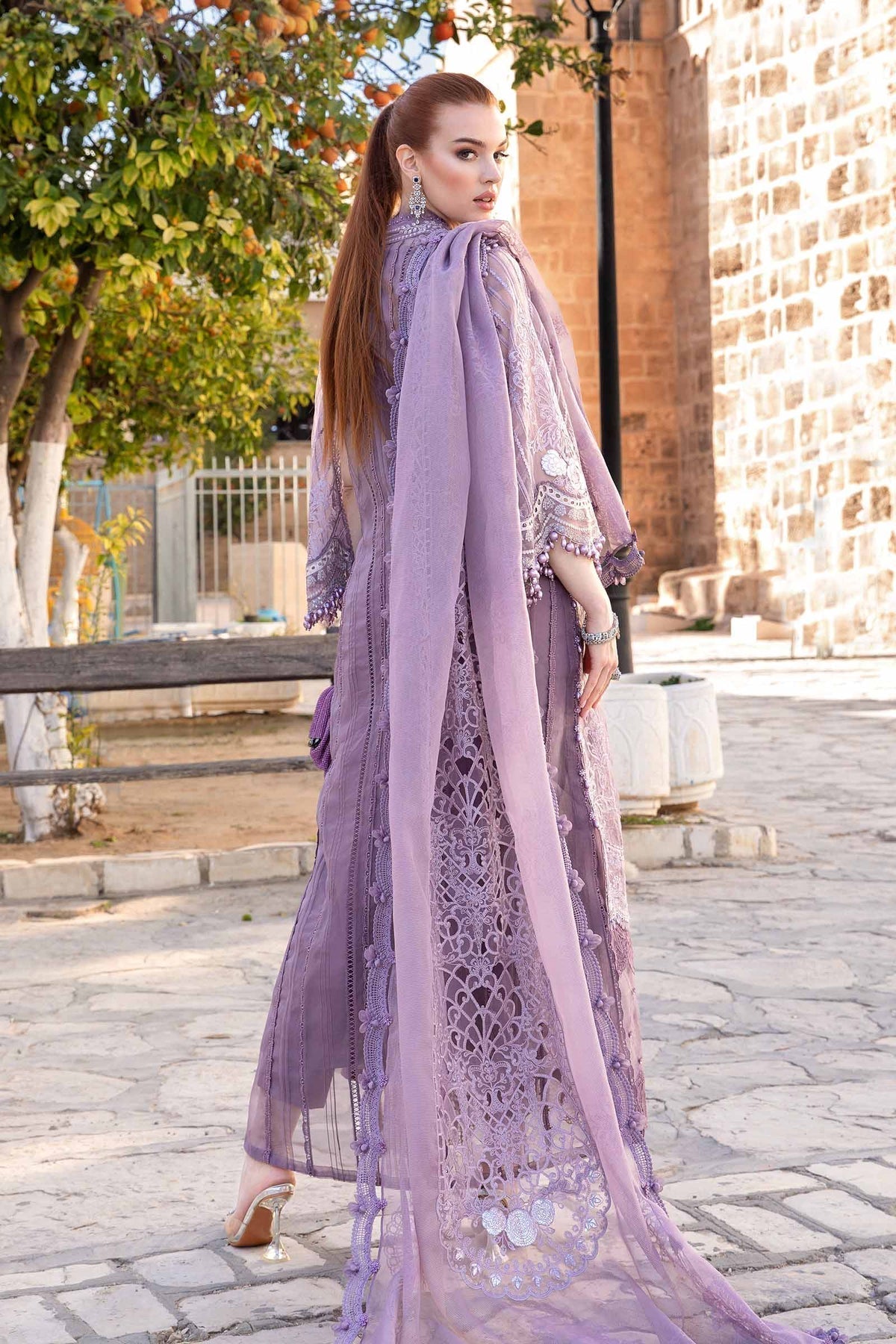 Maria B | Voyage a' Luxe Lawn | D-2401-A -  Maria B Luxury - Original Designer Dress - House of Maryam