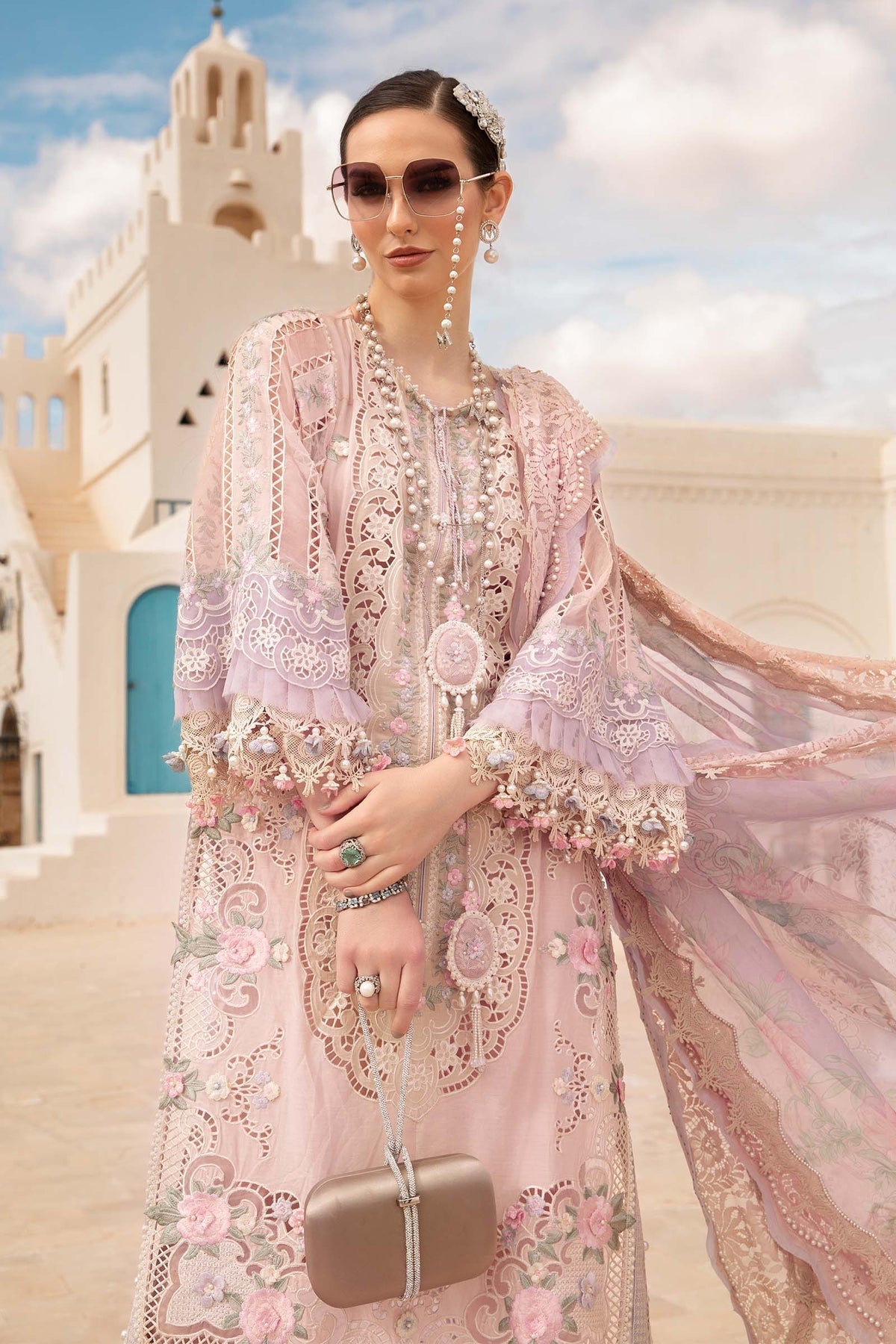 Maria B | Voyage a' Luxe Lawn | D-2406-A by Designer Maria B - House of Maryam - Pakistani Designer Ethnic Wear in {{ shop.shopifyCountryName }}