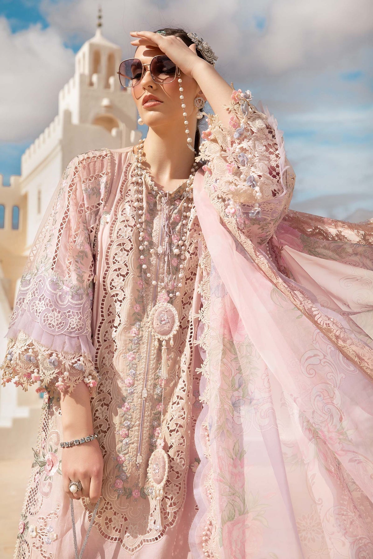 Maria B | Voyage a' Luxe Lawn | D-2406-A -  Maria B Luxury - Original Designer Dress - House of Maryam