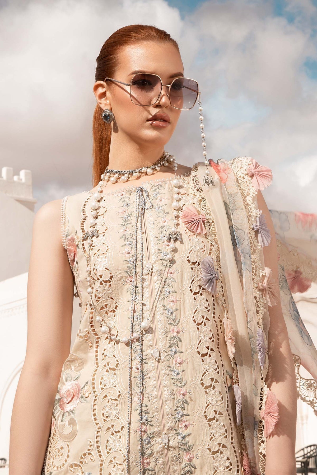 Maria B | Voyage a' Luxe Lawn | D-2406-B -  Maria B Luxury - Original Designer Dress - House of Maryam