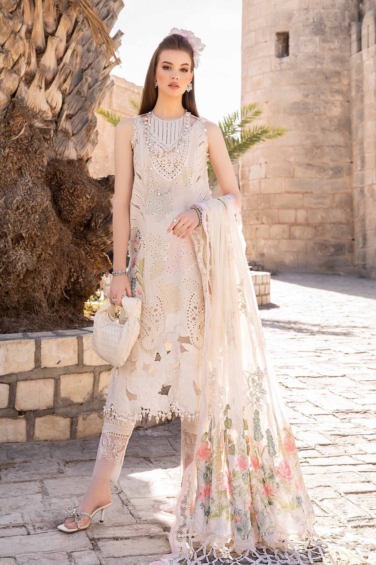 Maria B | Voyage a' Luxe Lawn | D-2407-A -  Maria B Luxury - Original Designer Dress - House of Maryam