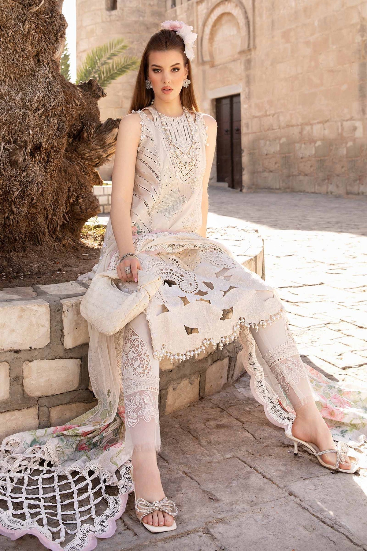 Maria B | Voyage a' Luxe Lawn | D-2407-A -  Maria B Luxury - Original Designer Dress - House of Maryam
