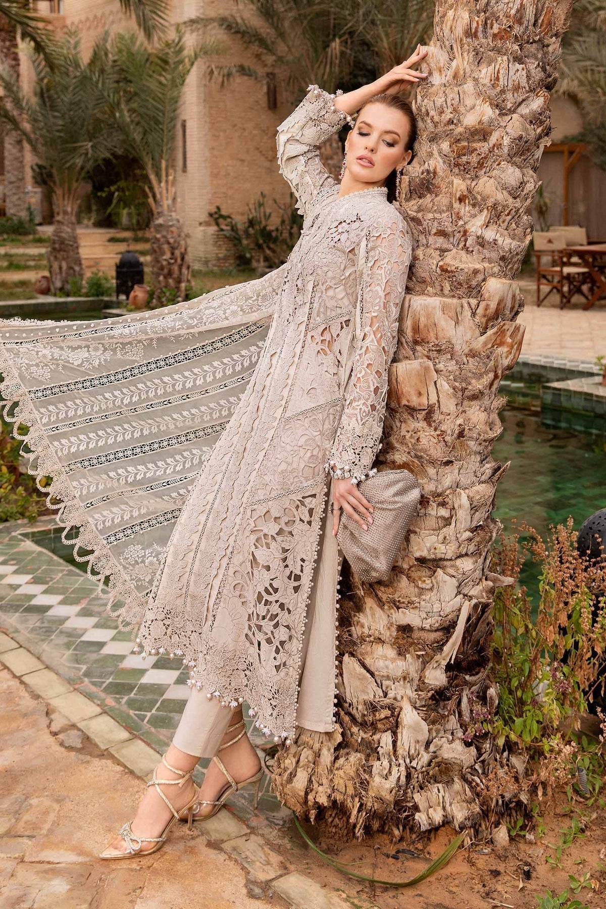 Maria B | Voyage a' Luxe Lawn | D-2409-A -  Maria B Luxury - Original Designer Dress - House of Maryam