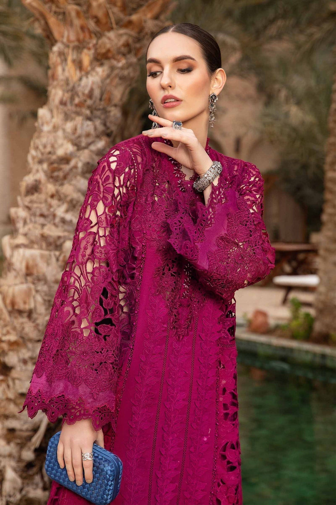 Maria B | Voyage a' Luxe Lawn | D-2409-B by Designer Maria B - House of Maryam - Pakistani Designer Ethnic Wear in {{ shop.shopifyCountryName }}