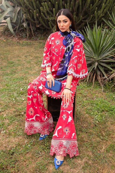 Maria B | M Prints Spring 24 | MPT-2112-A -  Maria B Luxury - Original Designer Dress - House of Maryam