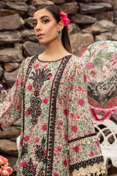 Maria B | M Prints Spring 24 | MPT-2113-A -  Maria B Luxury - Original Designer Dress - House of Maryam