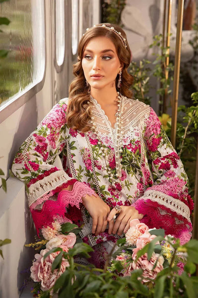 Maria B | M Prints Spring 24 | MPT-2102-A -  Maria B Luxury - Original Designer Dress - House of Maryam