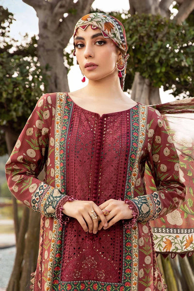 Maria B | M Prints Spring 24 | MPT-2114-B -  Maria B Luxury - Original Designer Dress - House of Maryam