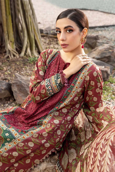 Maria B | M Prints Spring 24 | MPT-2114-B -  Maria B Luxury - Original Designer Dress - House of Maryam