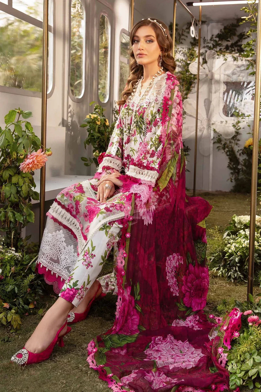 Maria B | M Prints Spring 24 | MPT-2102-A by Designer Maria B - House of Maryam - Pakistani Designer Ethnic Wear in {{ shop.shopifyCountryName }}