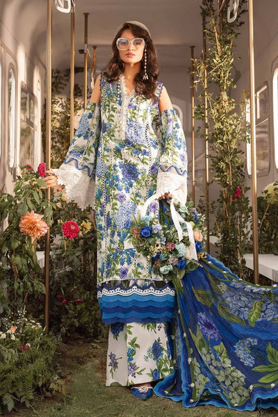 Maria B | M Prints Spring 24 | MPT-2102-B -  Maria B Luxury - Original Designer Dress - House of Maryam