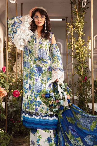 Maria B | M Prints Spring 24 | MPT-2102-B -  Maria B Luxury - Original Designer Dress - House of Maryam