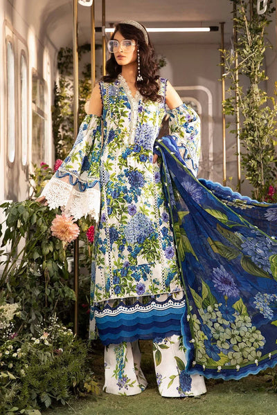 Maria B | M Prints Spring 24 | MPT-2102-B -  Maria B Luxury - Original Designer Dress - House of Maryam