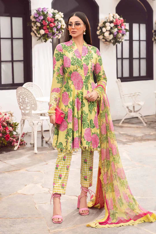 Maria B | M Prints Spring 24 | MPT-2103-A -  Maria B Luxury - Original Designer Dress - House of Maryam