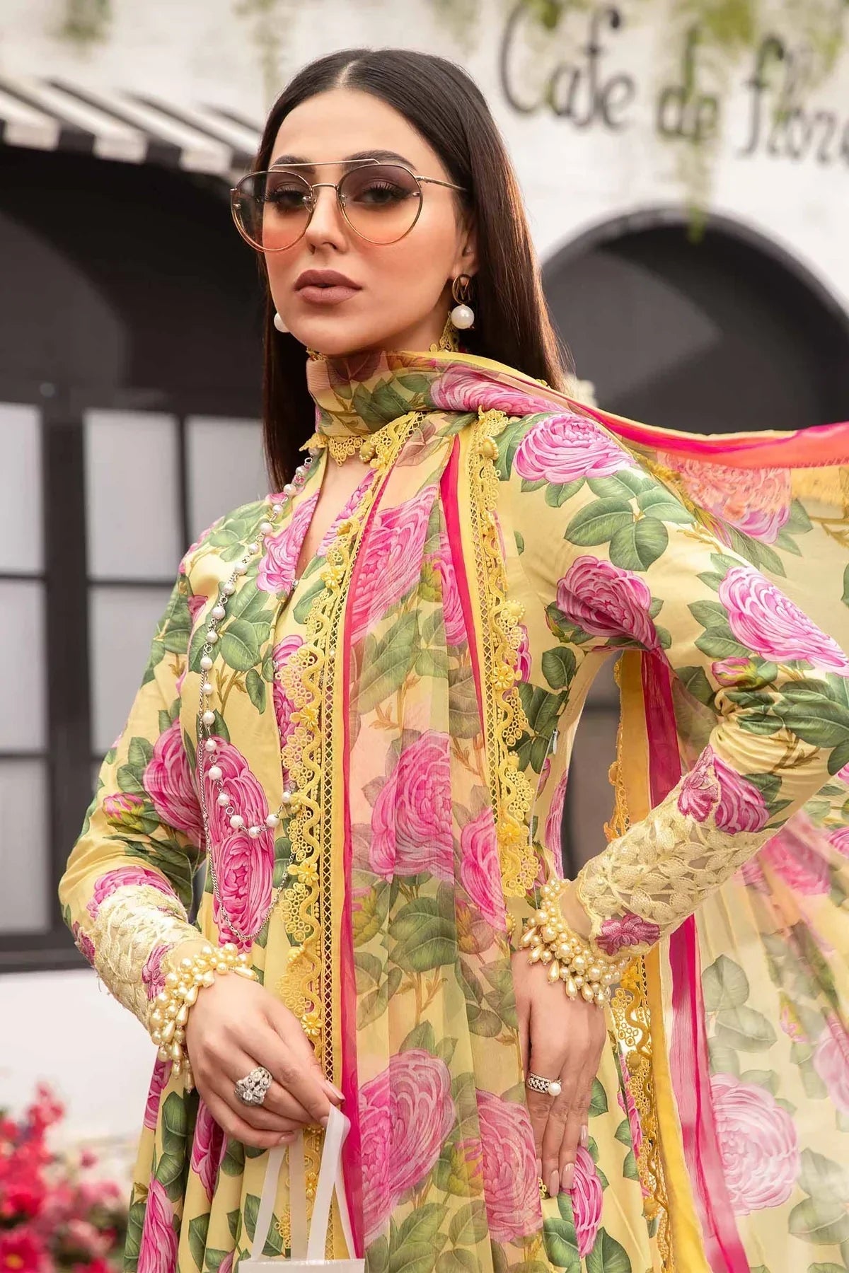 Maria B | M Prints Spring 24 | MPT-2103-A -  Maria B Luxury - Original Designer Dress - House of Maryam