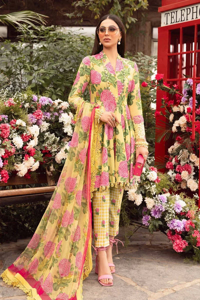 Maria B | M Prints Spring 24 | MPT-2103-A -  Maria B Luxury - Original Designer Dress - House of Maryam