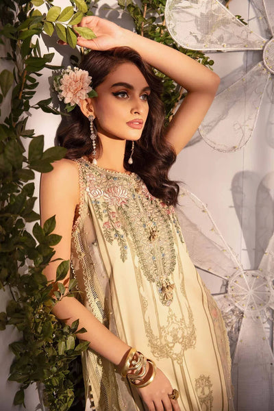 Maria B | M Prints Spring 24 | MPT-2104-A -  Maria B Luxury - Original Designer Dress - House of Maryam