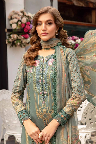 Maria B | M Prints Spring 24 | MPT-2104-B -  Maria B Luxury - Original Designer Dress - House of Maryam