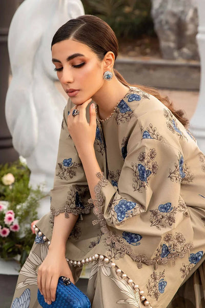 Maria B | M Prints Spring 24 | MPT-2105-B -  Maria B Luxury - Original Designer Dress - House of Maryam
