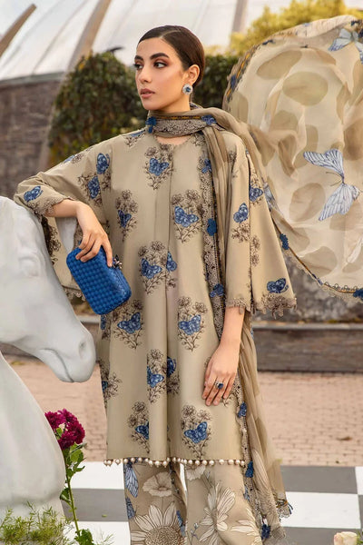 Maria B | M Prints Spring 24 | MPT-2105-B -  Maria B Luxury - Original Designer Dress - House of Maryam