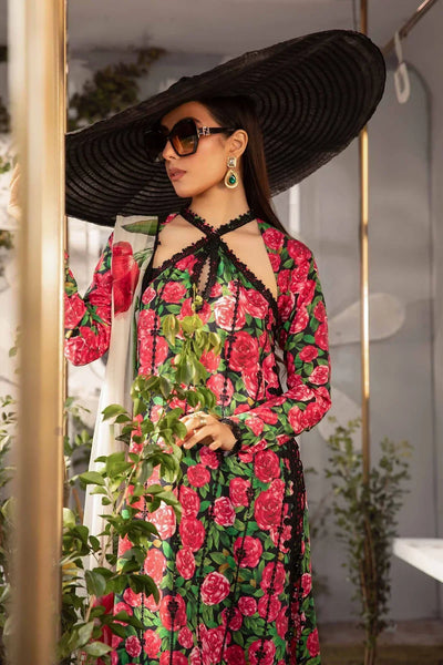 Maria B | M Prints Spring 24 | MPT-2106-B -  Maria B Luxury - Original Designer Dress - House of Maryam