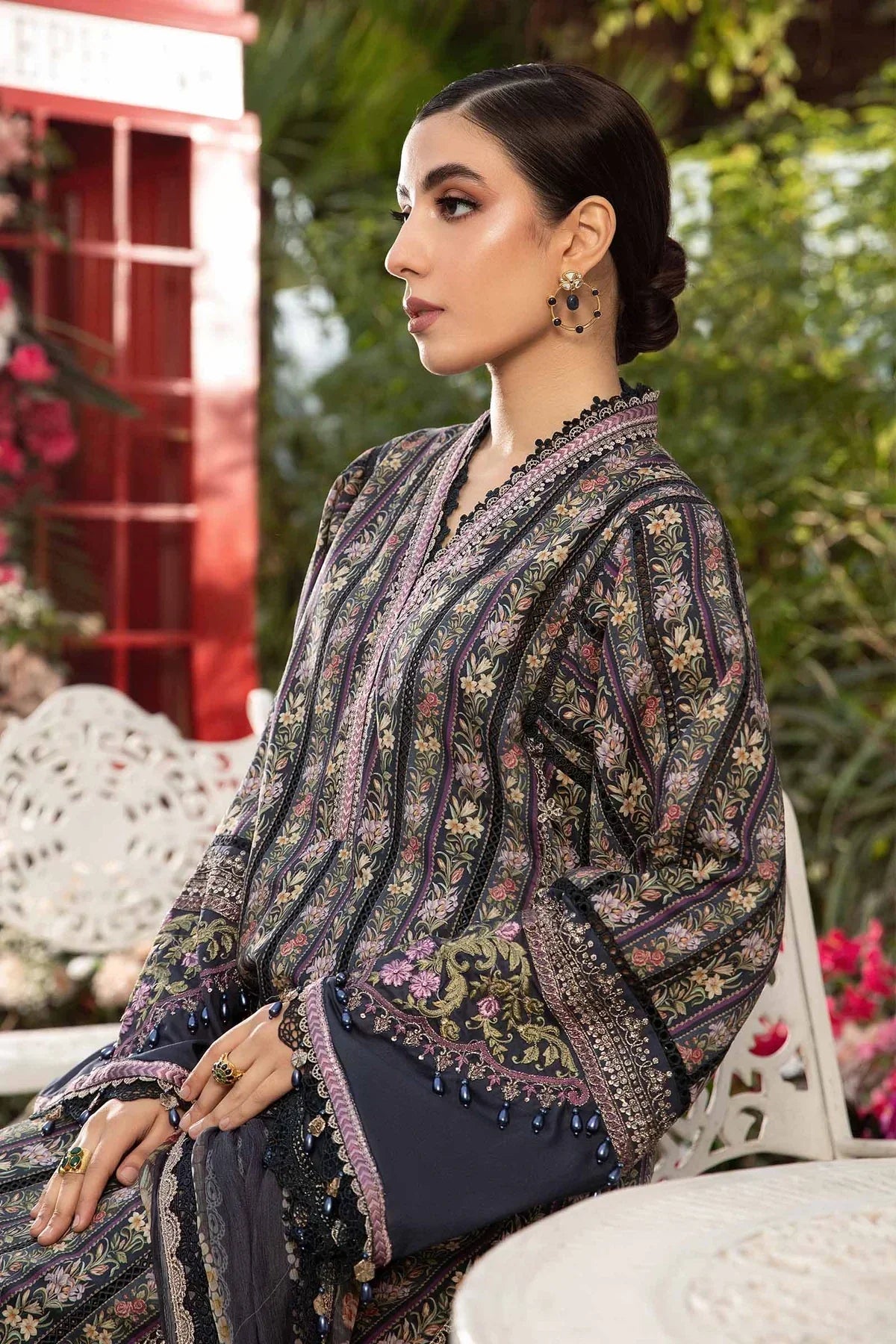 Maria B | M prints Spring 24 | MPT-2107-B by Designer Maria B - House of Maryam - Pakistani Designer Ethnic Wear in {{ shop.shopifyCountryName }}