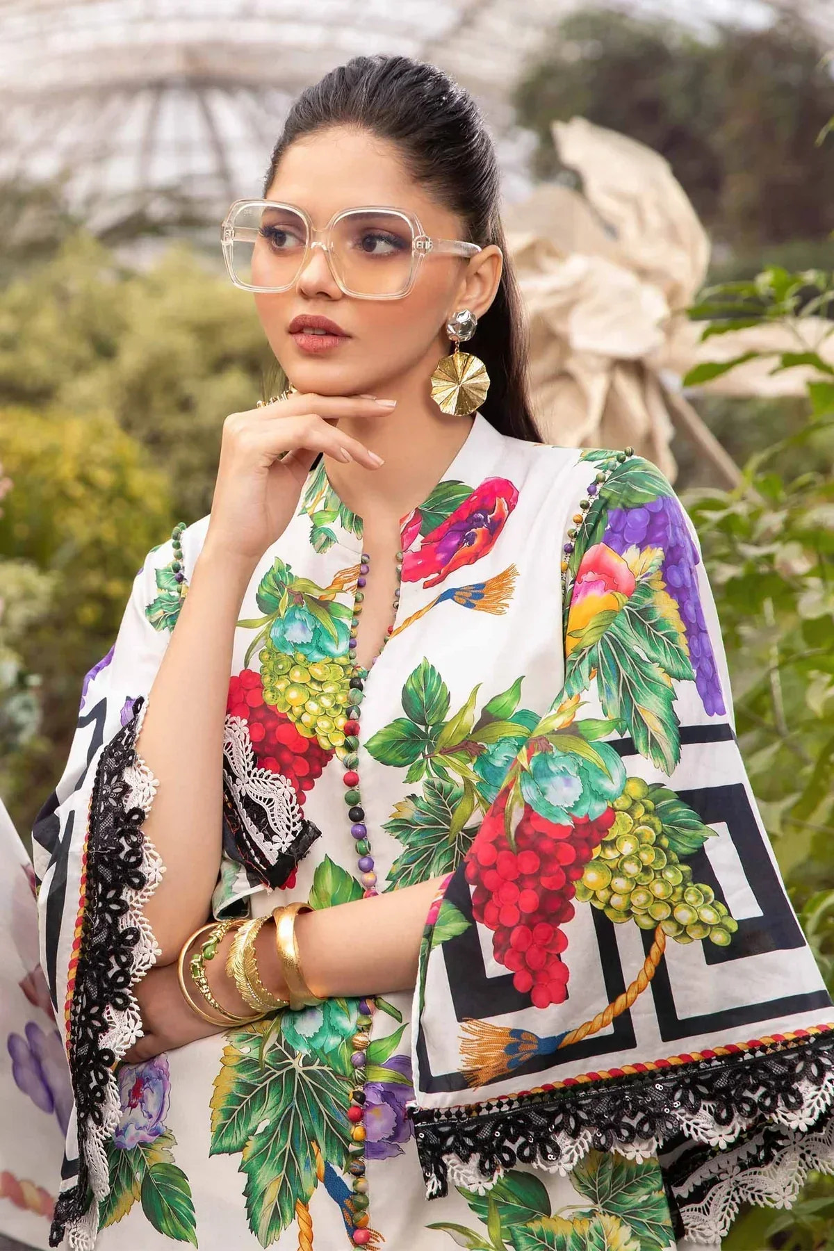 Maria B | M Prints Spring 24 | MPT-2108-A -  Maria B Luxury - Original Designer Dress - House of Maryam