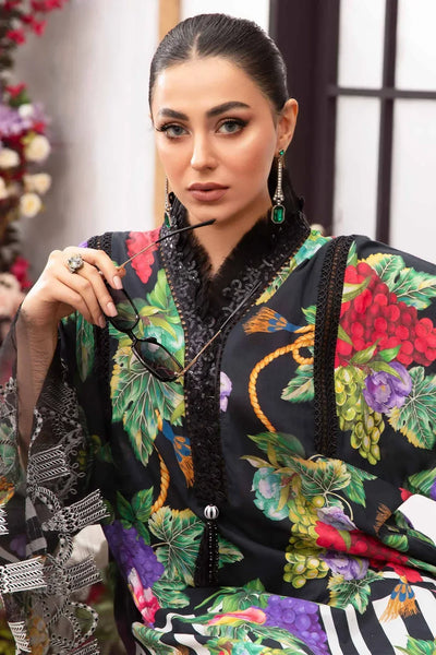 Maria B | M Prints Spring 24 | MPT-2108-B -  Maria B Luxury - Original Designer Dress - House of Maryam