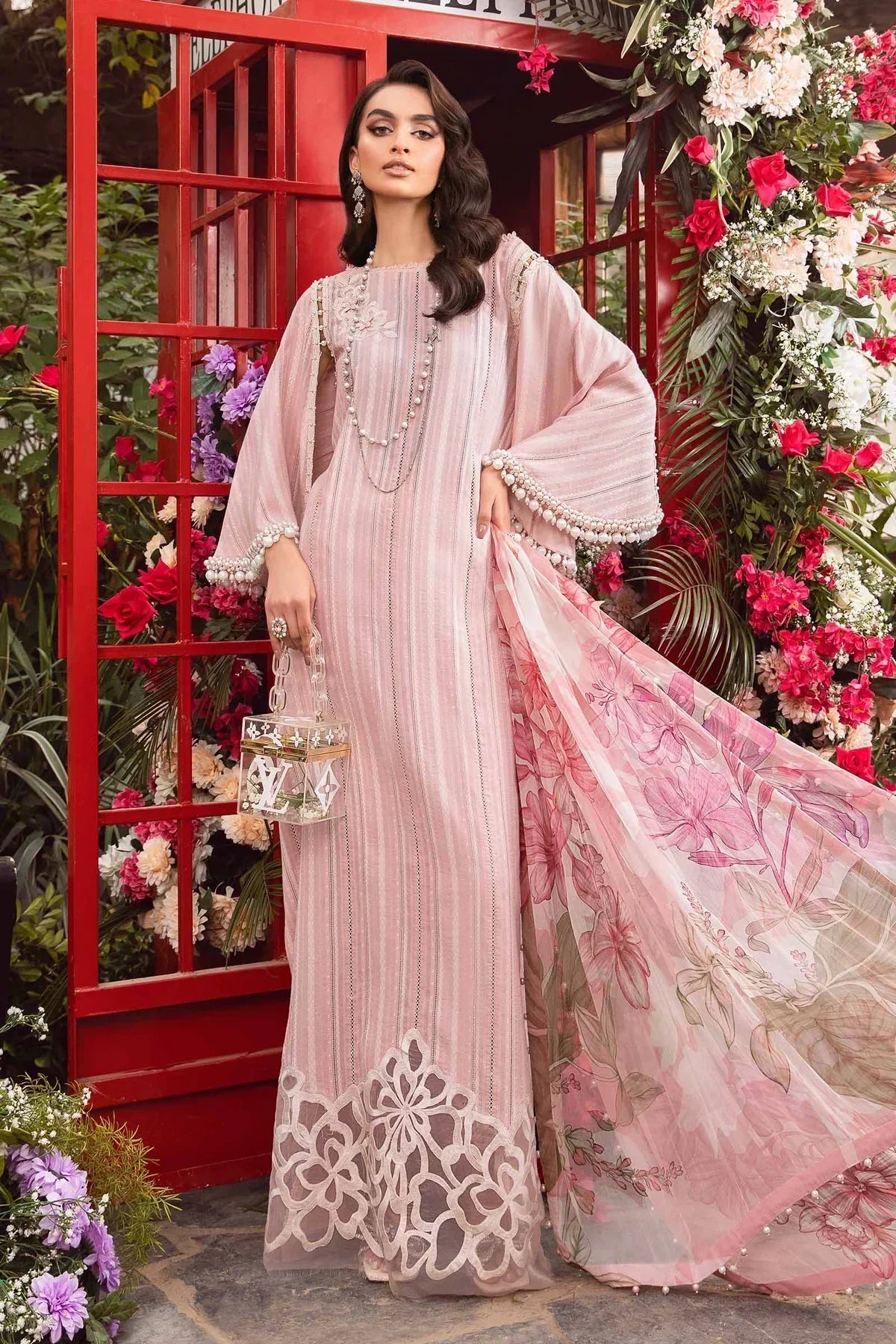 Maria B | M Prints Spring 24 | MPT-2109-B -  Maria B Luxury - Original Designer Dress - House of Maryam
