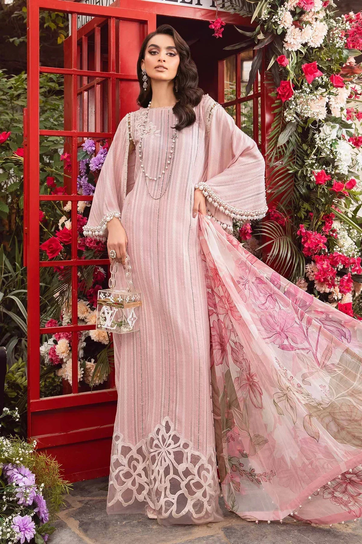 Maria B | M Prints Spring 24 | MPT-2109-B -  Maria B Luxury - Original Designer Dress - House of Maryam