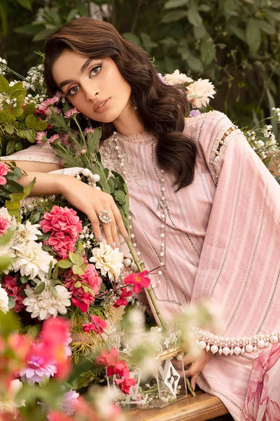 Maria B | M Prints Spring 24 | MPT-2109-B -  Maria B Luxury - Original Designer Dress - House of Maryam