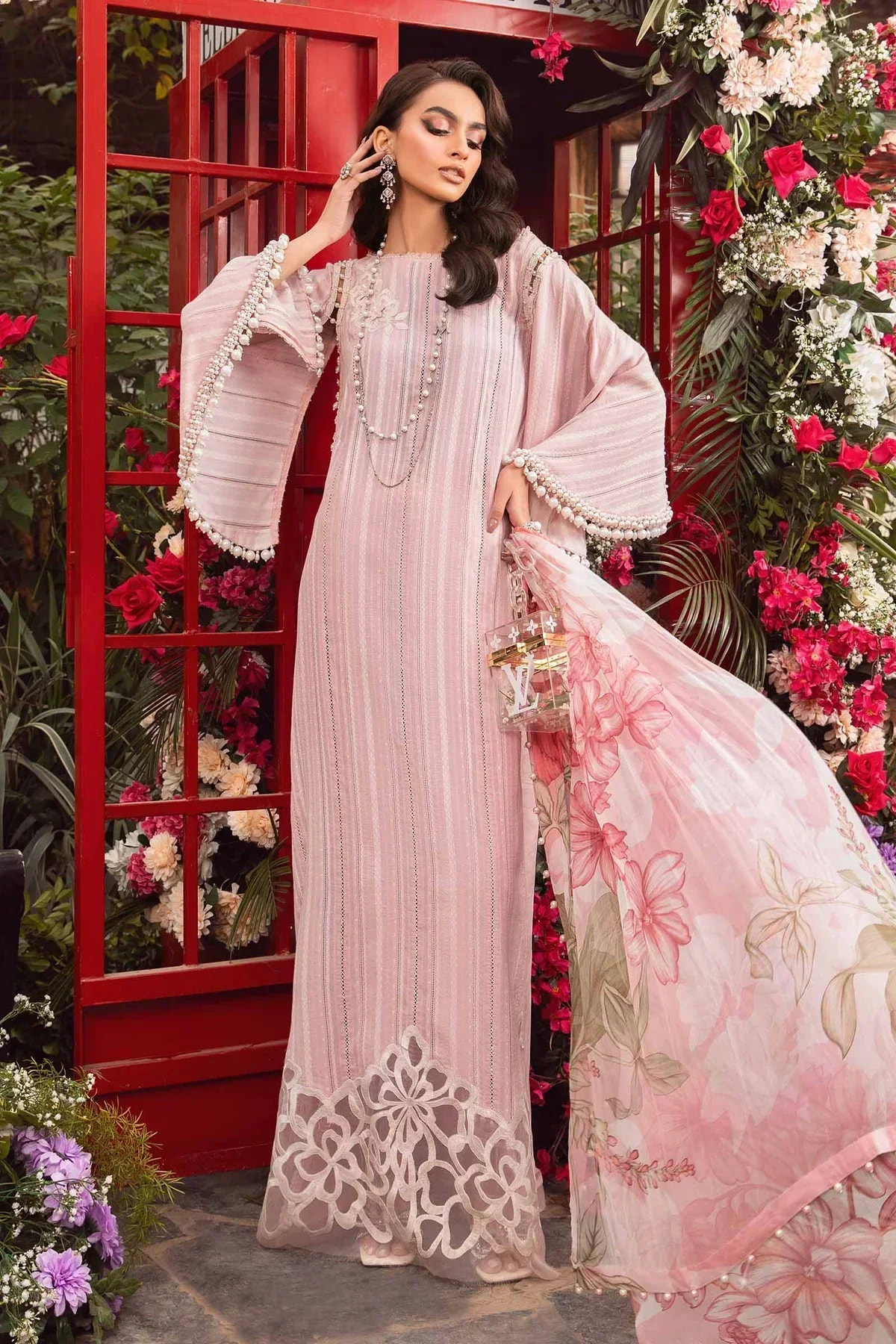 Maria B | M Prints Spring 24 | MPT-2109-B -  Maria B Luxury - Original Designer Dress - House of Maryam