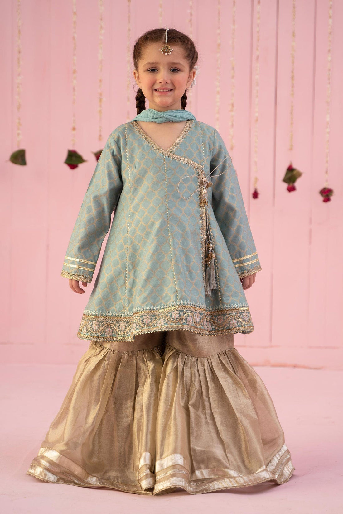 Maria B | Girls Eid Collection | MKS-EF24-13 by Designer Maria B - House of Maryam - Pakistani Designer Ethnic Wear in {{ shop.shopifyCountryName }}