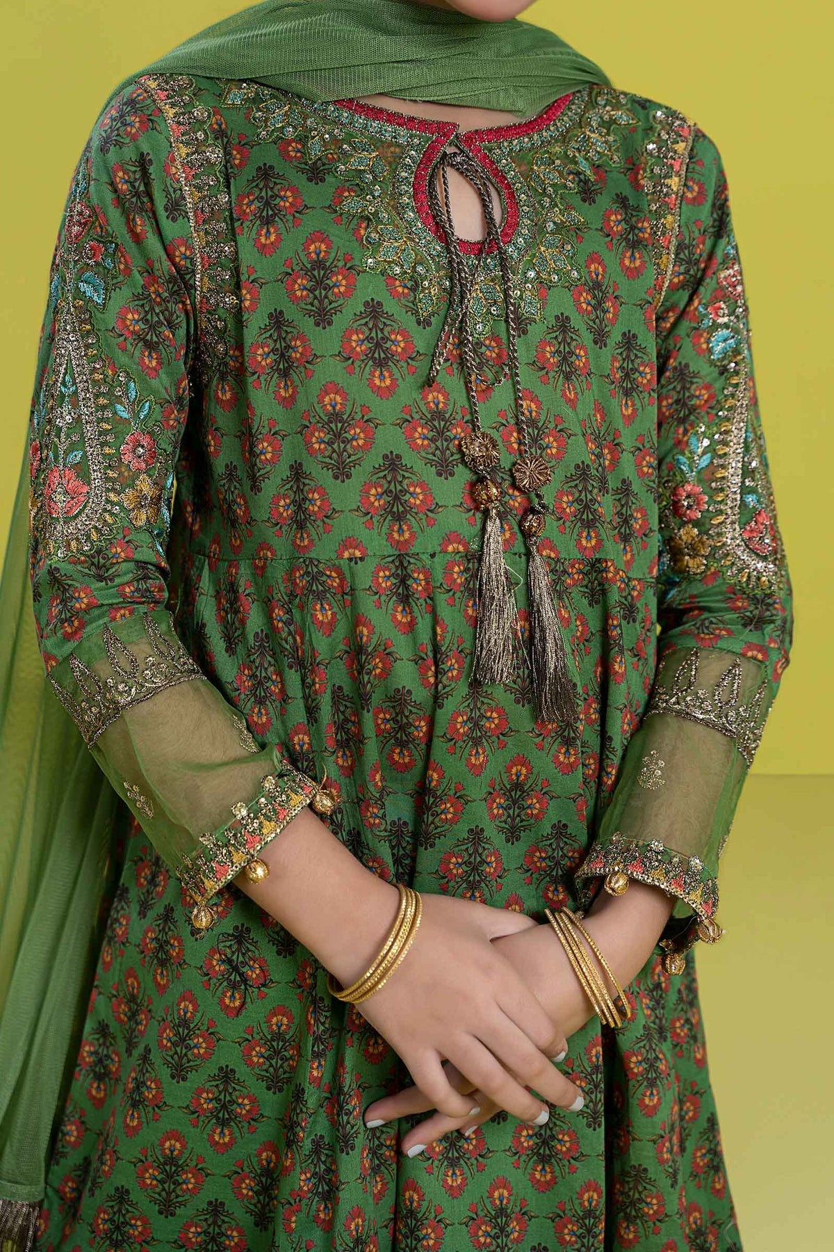 Maria B | Girls Eid Collection | MKD-EF24-36 by Designer Maria B - House of Maryam - Pakistani Designer Ethnic Wear in {{ shop.shopifyCountryName }}