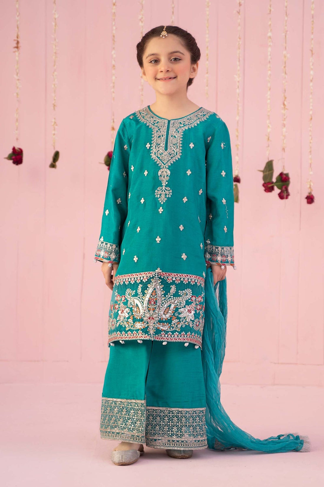 Maria B | Girls Eid Collection | MKS-EF24-09 by Designer Maria B - House of Maryam - Pakistani Designer Ethnic Wear in {{ shop.shopifyCountryName }}