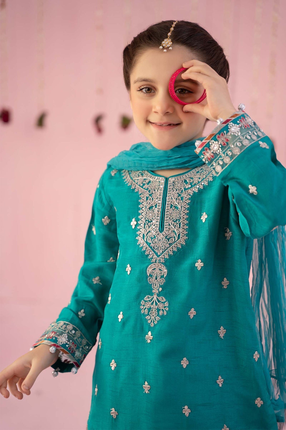 Maria B | Girls Eid Collection | MKS-EF24-09 by Designer Maria B - House of Maryam - Pakistani Designer Ethnic Wear in {{ shop.shopifyCountryName }}