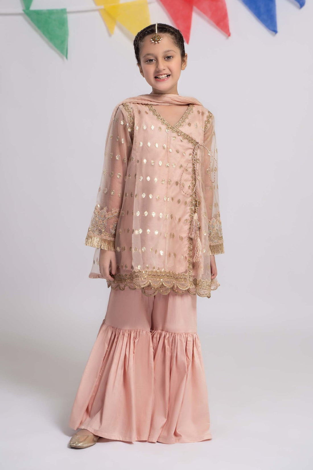 Maria B | Girls Eid Collection | MKS-EF24-18 by Designer Maria B - House of Maryam - Pakistani Designer Ethnic Wear in {{ shop.shopifyCountryName }}