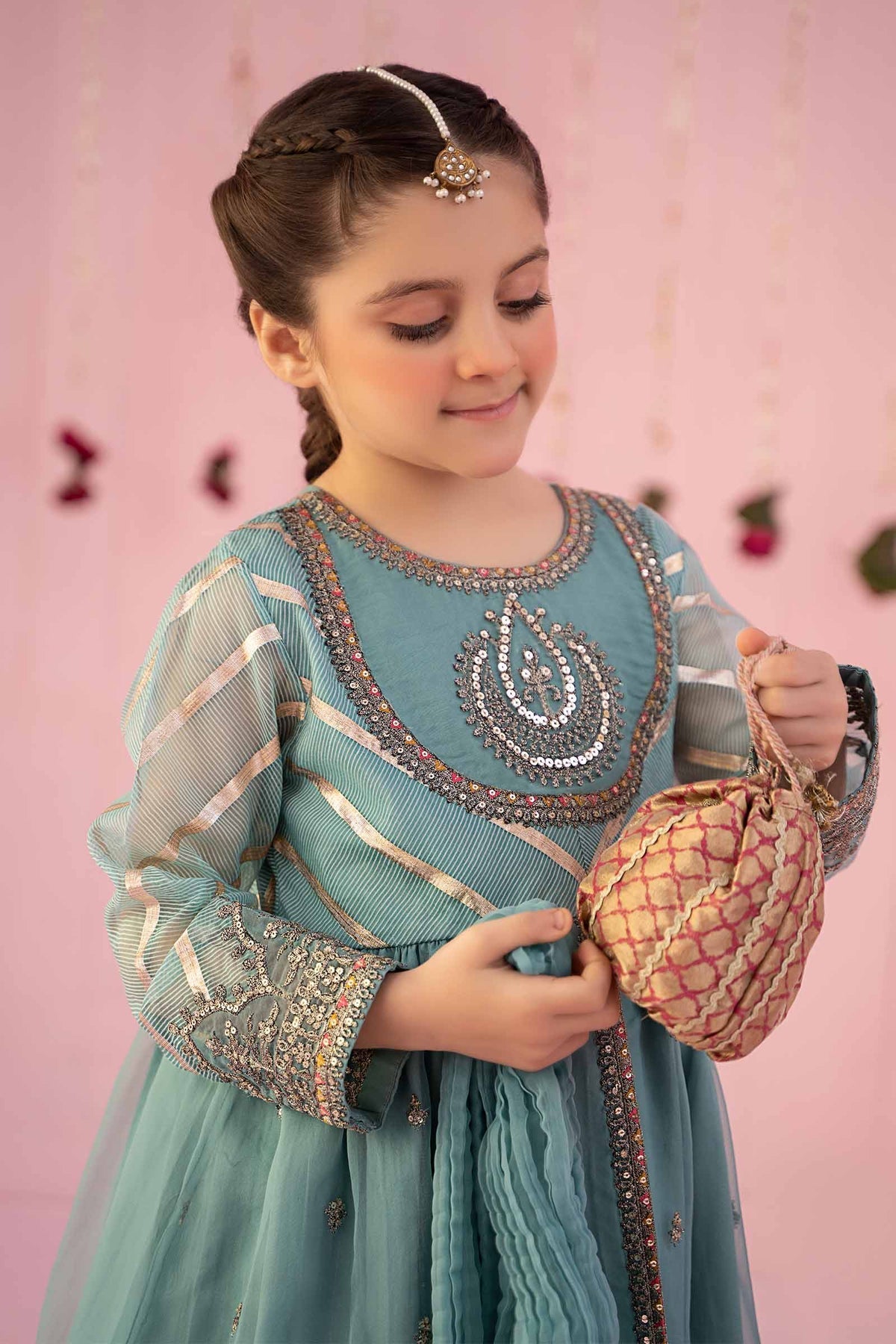 Maria B | Girls Eid Collection | MKS-EF24-27 by Designer Maria B - House of Maryam - Pakistani Designer Ethnic Wear in {{ shop.shopifyCountryName }}