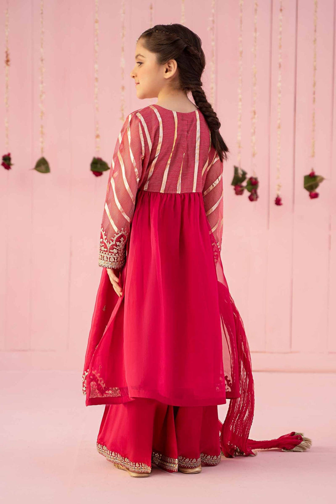 Maria B | Girls Eid Collection | MKS-EF24-27 by Designer Maria B - House of Maryam - Pakistani Designer Ethnic Wear in {{ shop.shopifyCountryName }}