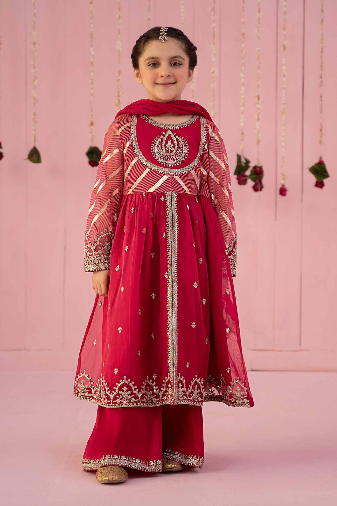 Maria B | Girls Eid Collection | MKS-EF24-27 by Designer Maria B - House of Maryam - Pakistani Designer Ethnic Wear in {{ shop.shopifyCountryName }}