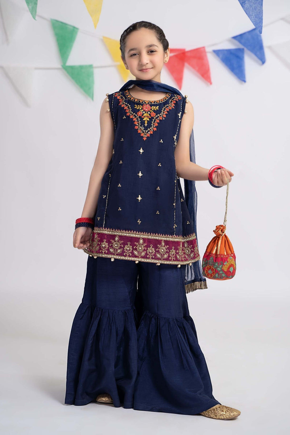 Maria B | Girls Eid Collection | MKS-EF24-22 by Designer Maria B - House of Maryam - Pakistani Designer Ethnic Wear in {{ shop.shopifyCountryName }}