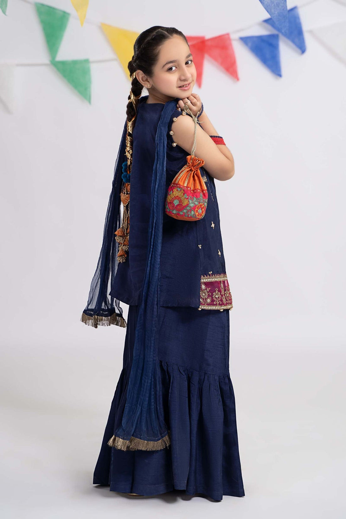 Maria B | Girls Eid Collection | MKS-EF24-22 by Designer Maria B - House of Maryam - Pakistani Designer Ethnic Wear in {{ shop.shopifyCountryName }}