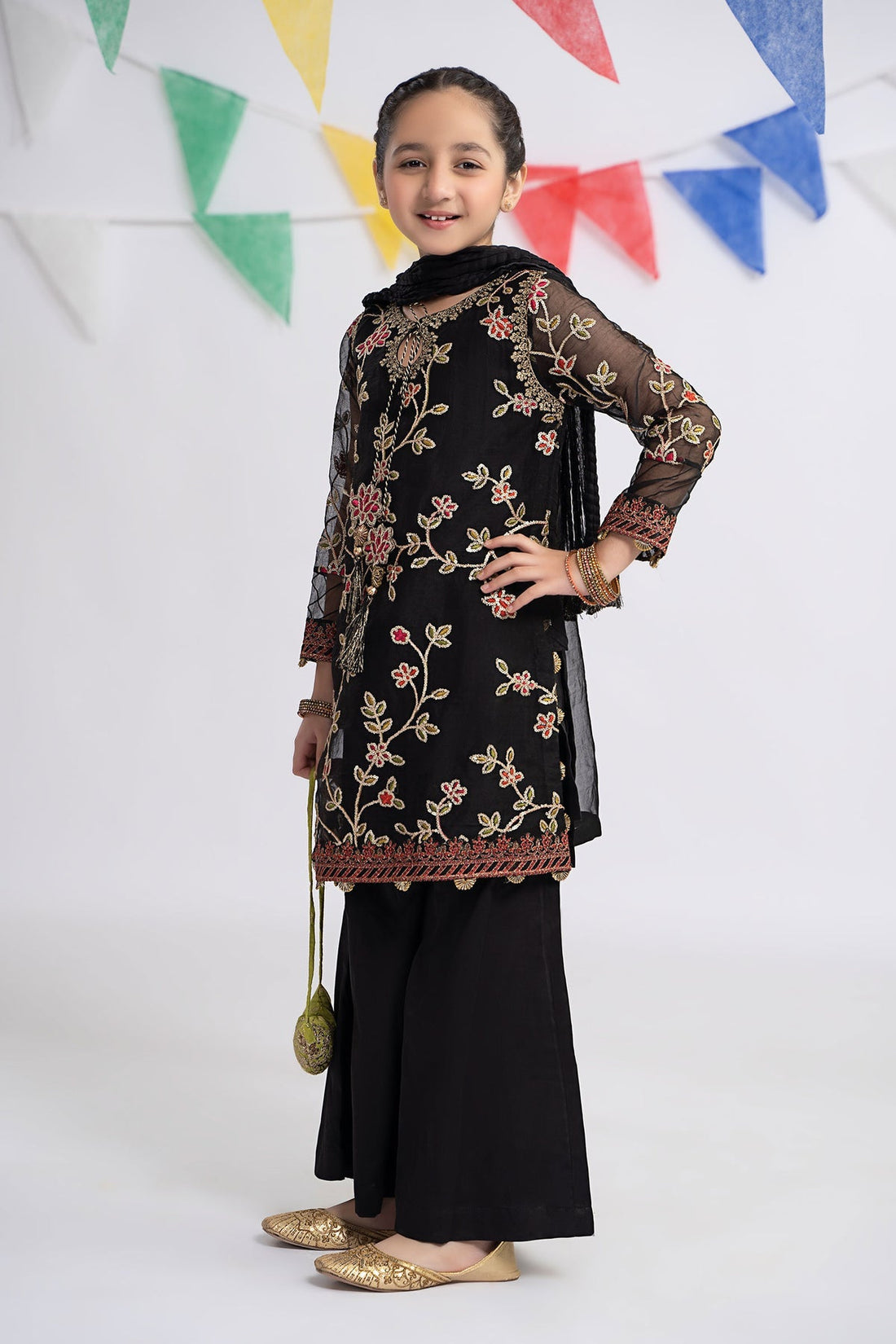 Maria B | Girls Eid Collection | MKS-EF24-30 by Designer Maria B - House of Maryam - Pakistani Designer Ethnic Wear in {{ shop.shopifyCountryName }}