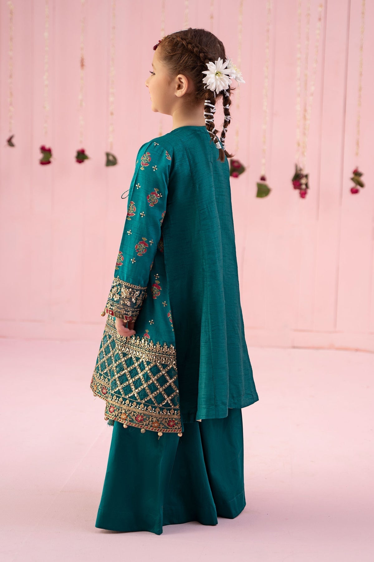 Maria B | Girls Eid Collection | MKS-EF24-43 by Designer Maria B - House of Maryam - Pakistani Designer Ethnic Wear in {{ shop.shopifyCountryName }}