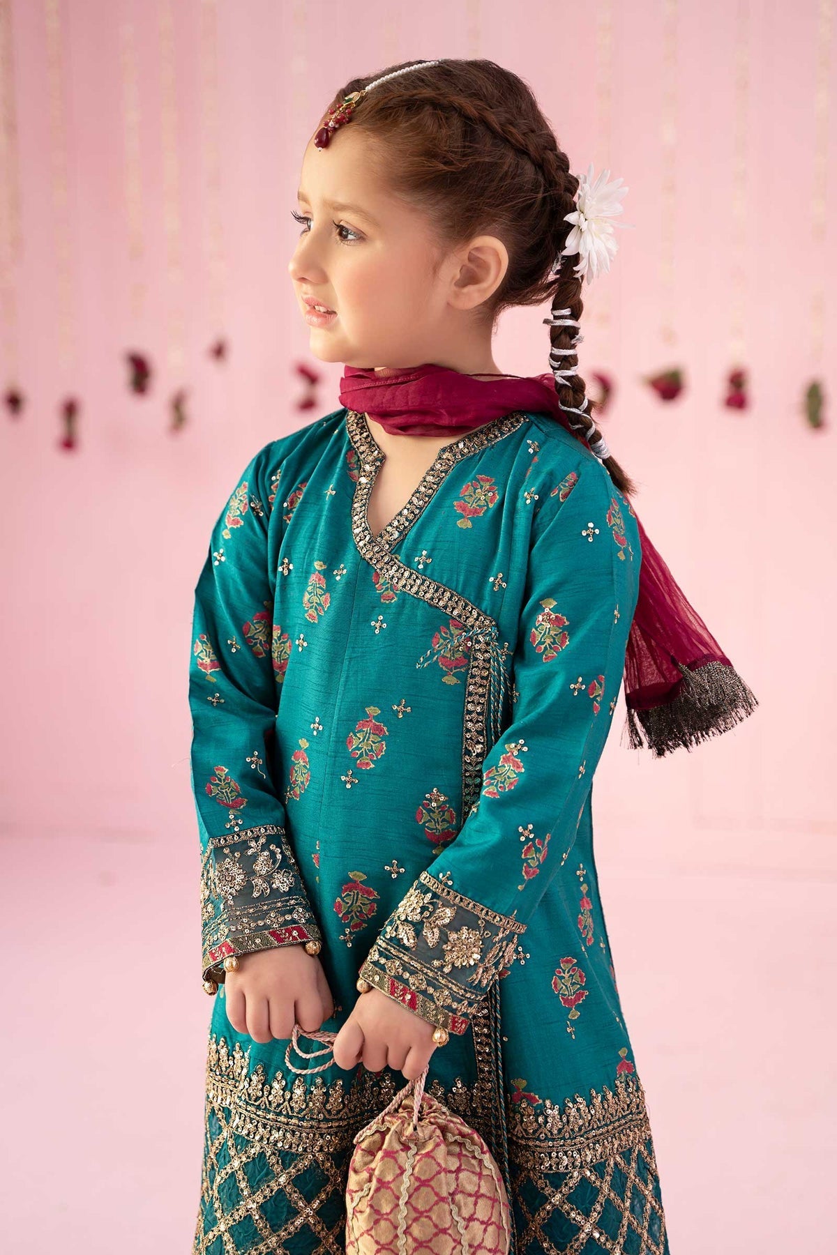 Maria B | Girls Eid Collection | MKS-EF24-43 by Designer Maria B - House of Maryam - Pakistani Designer Ethnic Wear in {{ shop.shopifyCountryName }}